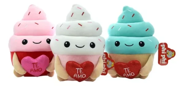peluche helado con corazon phi phi toys