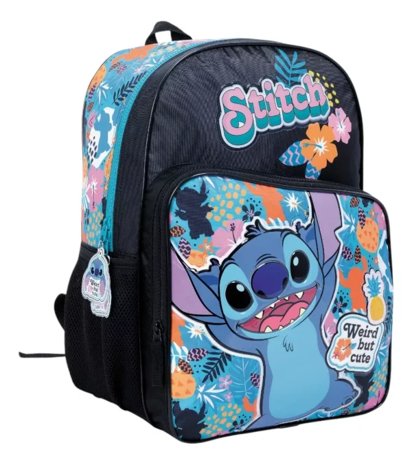 mochila para primaria stich de espalda