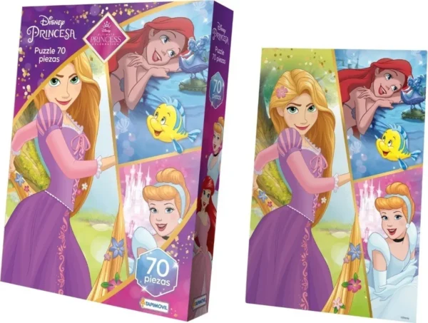 puzzle 70 piezas princesas