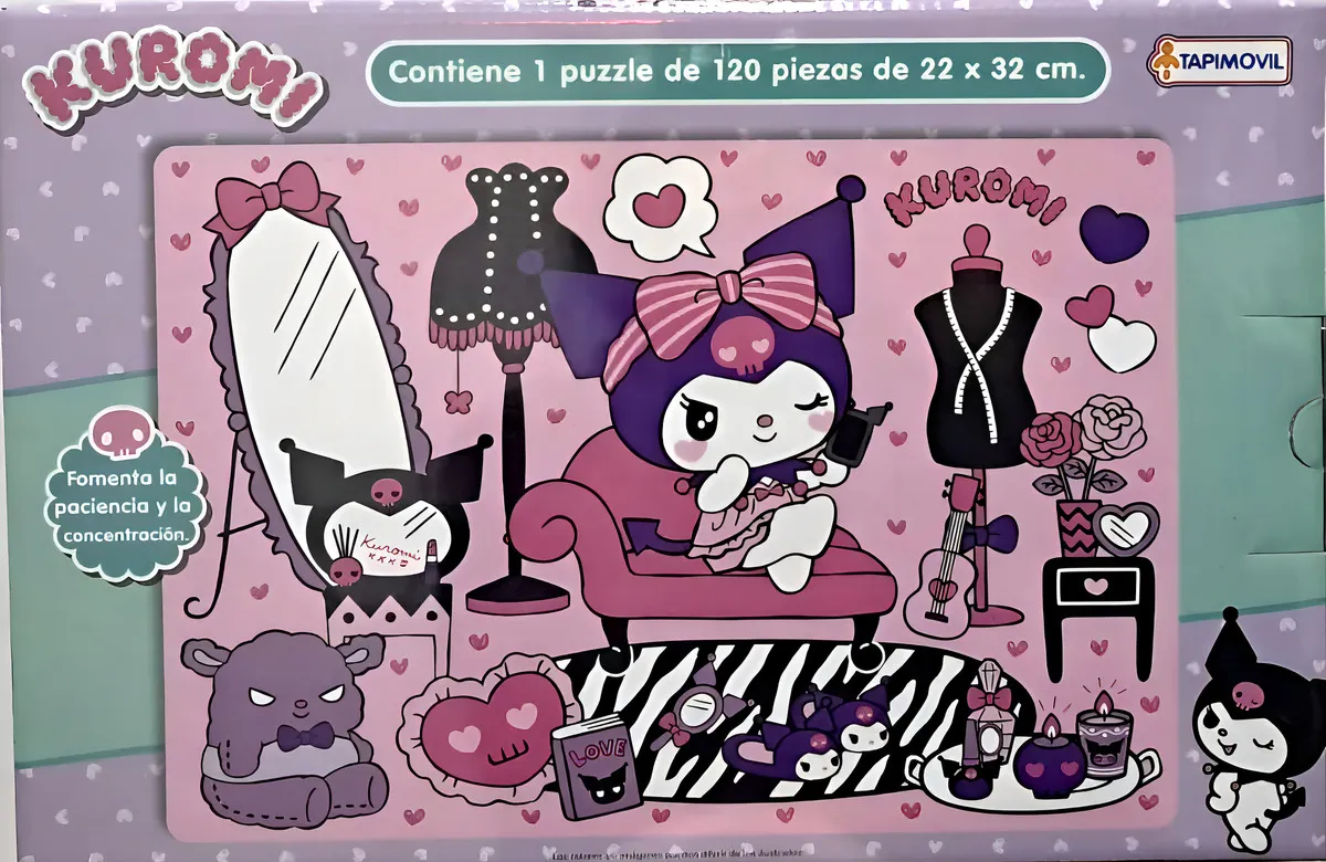 puzzle 120 piezas kuromi