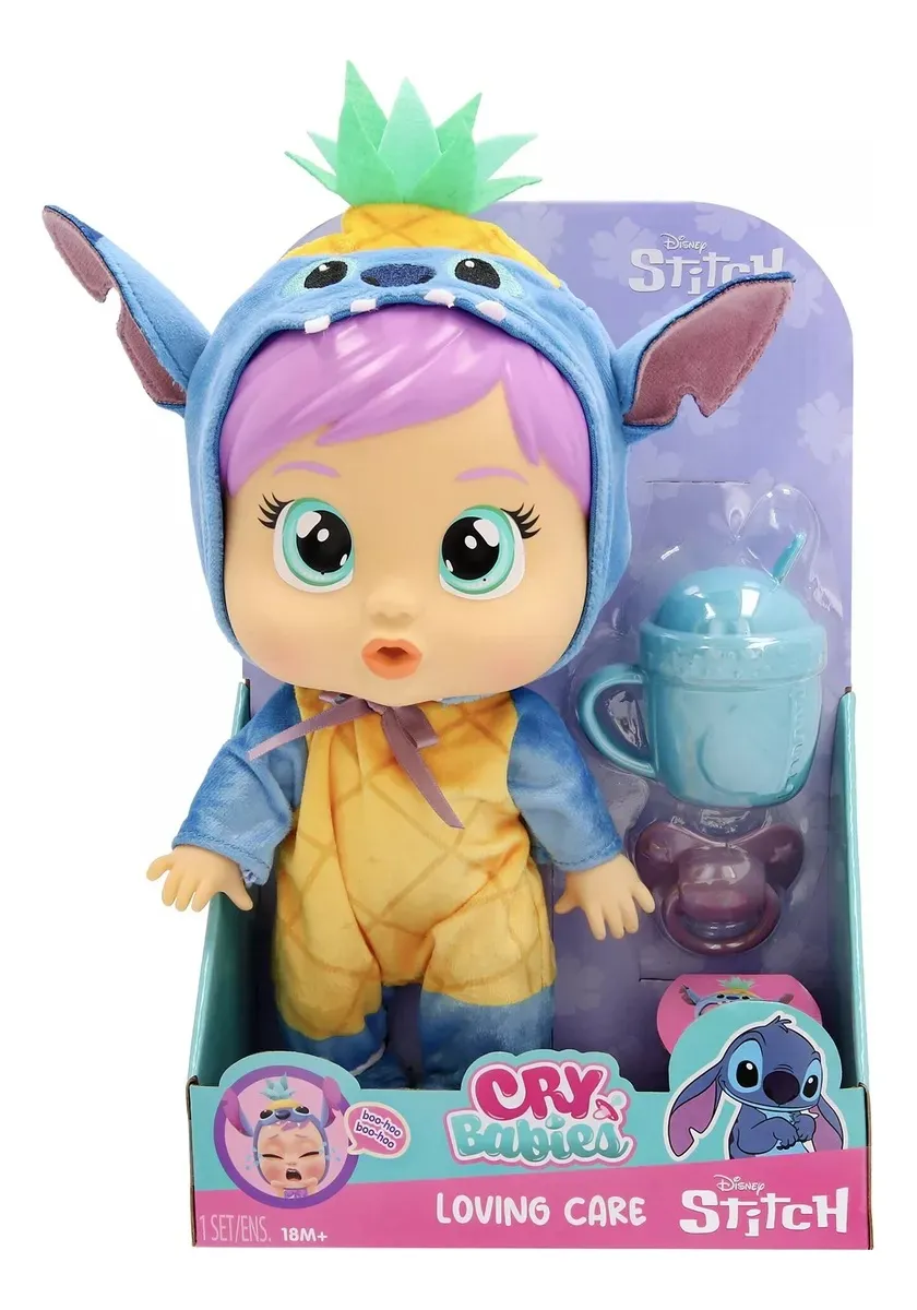 muñeca cry babies loving care stitch