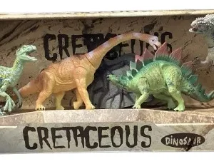 set de dinosaurios x 4 wabro