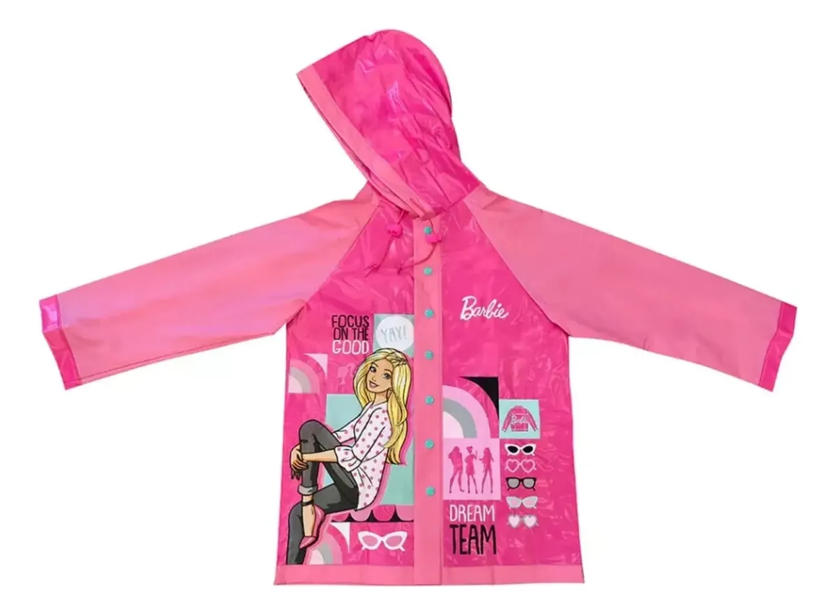 piloto de lluvia barbie