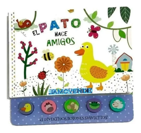 libro el pato hace amigos