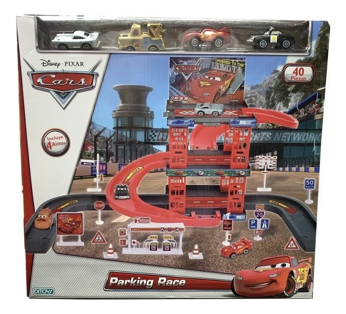 parking race cars