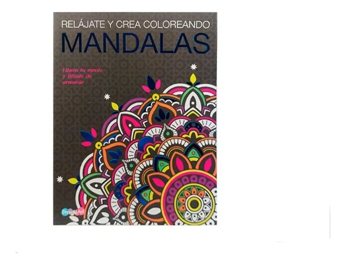libro relajate y crea coloreando mandalas
