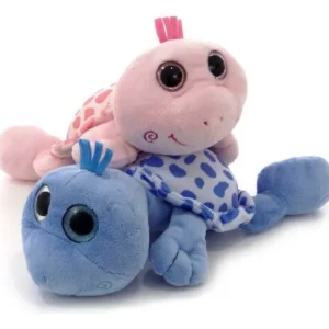 peluche tortuga marina con ojos brillosos