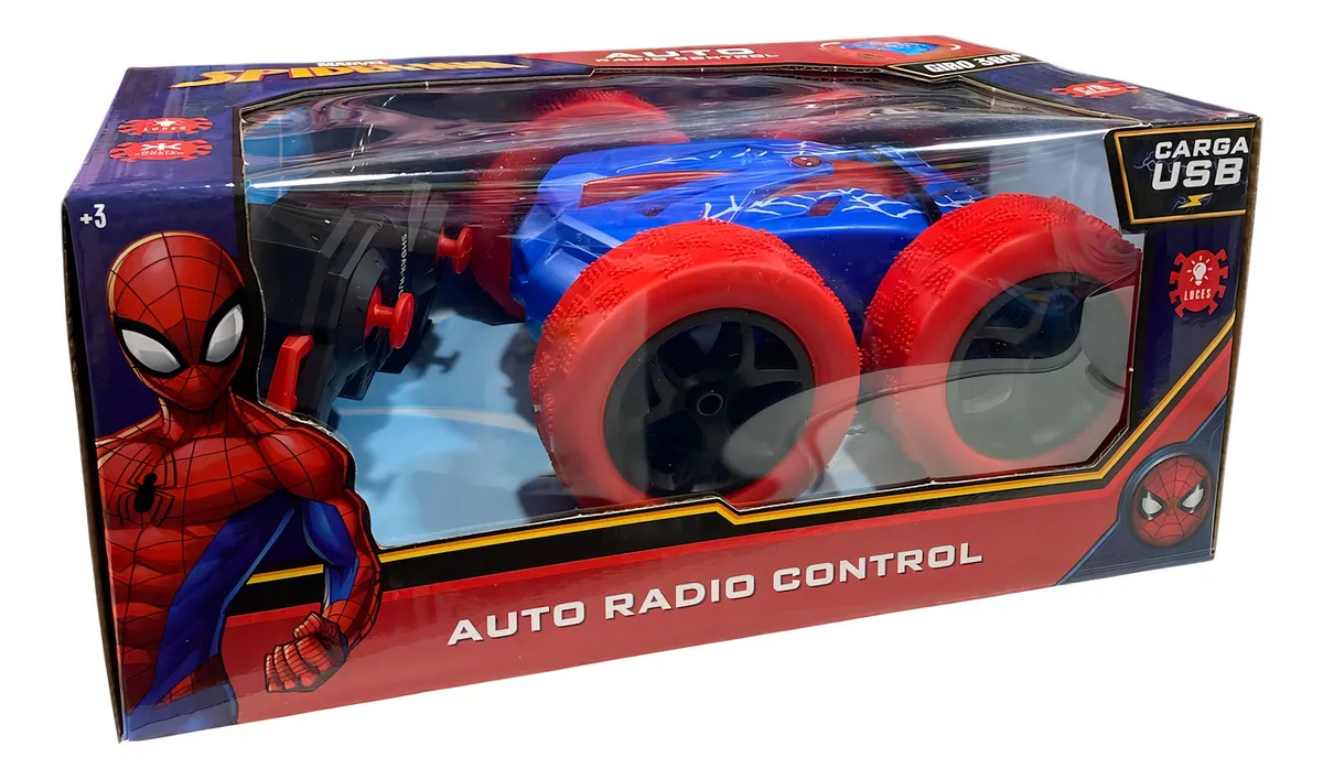 auto spiderman giro 360